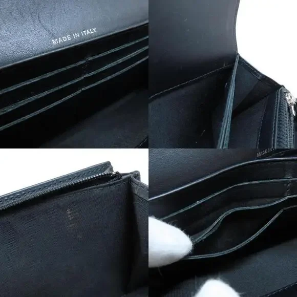 CHANEL Black Caviar Leather Logo Wallet - Picture 7 of 11